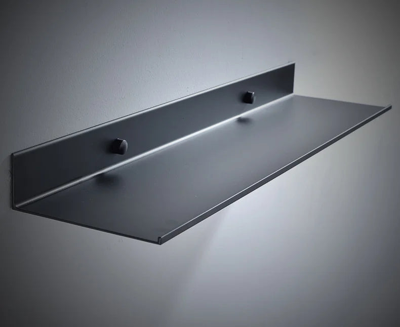 Matt Black Bathroom Wall Shelf