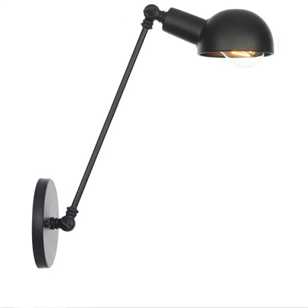 Loft Industrial adjustable long swing arm Wall lamp Fixture Vintage
