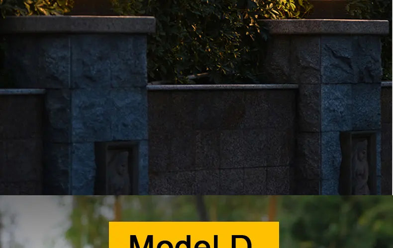 Solar LED Light Outdoor Garden Decoration Column Lamp Waterproof Street