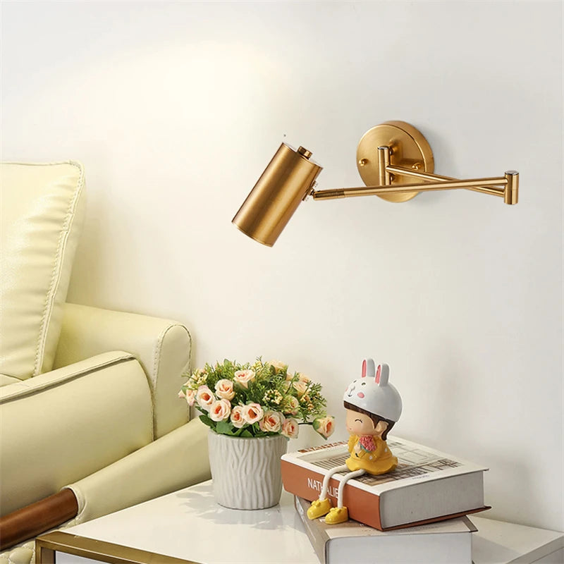 Foldable LED Bedroom Wall Light