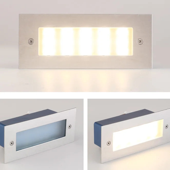 Recessed LED Stair Step Light