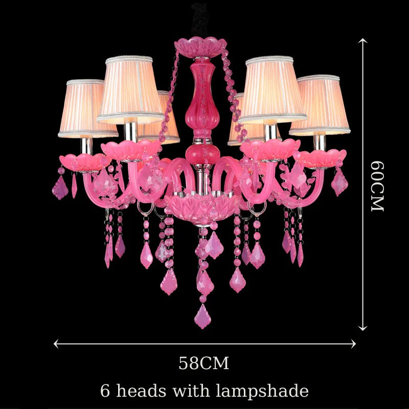 E14 Luxury Crystal Chandelier Green Wedding Parlor Bedroom Villa