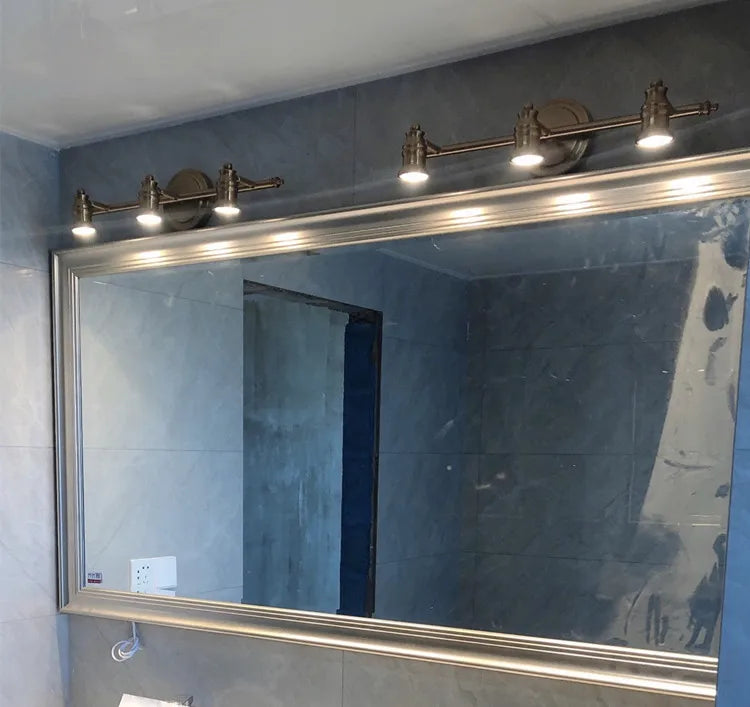 Vintage Bronze Vanity Mirror Light
