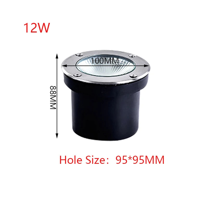 Waterproof Led Light Garden Underground 3W 5W 10W 15W IP67 Outdoor