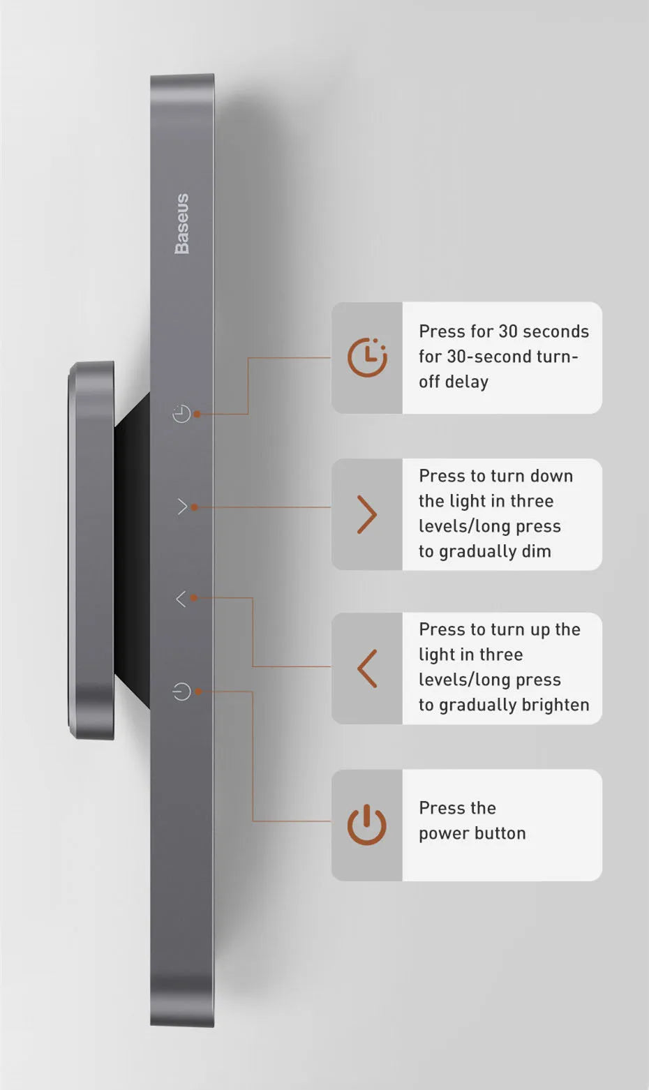 Baseus Magnetic Hanging Night Lamp