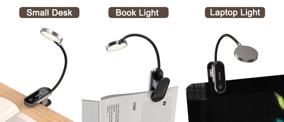 Baseus Cordless Reading Clip Lamp