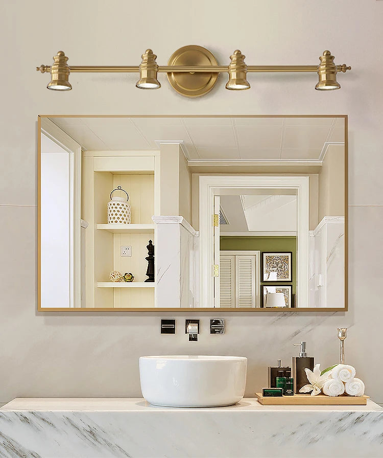 Vintage Bronze Vanity Mirror Light