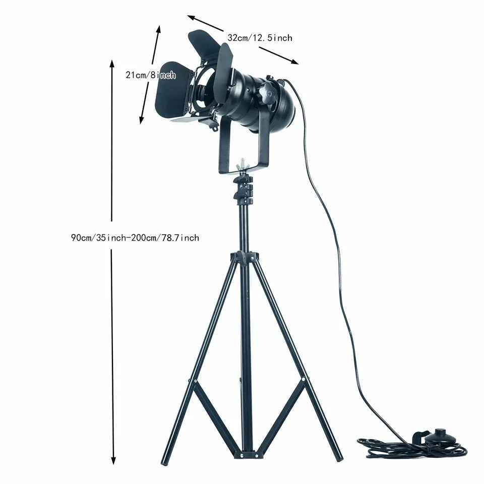 Industrial Retro Tripod Floor Lamp