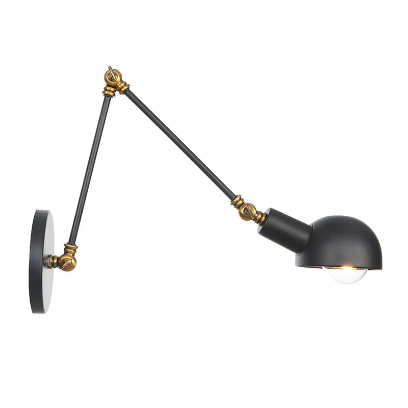 Industrial Swing Arm Reading Wall Lamp