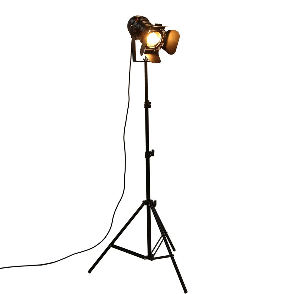 Industrial Retro Tripod Floor Lamp