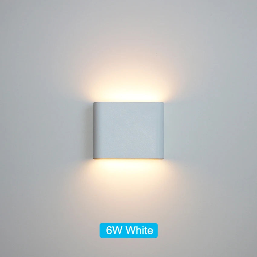 LED Outdoor Waterproof IP65 Wall Light Porch Garden Wall Lamp & Indoor