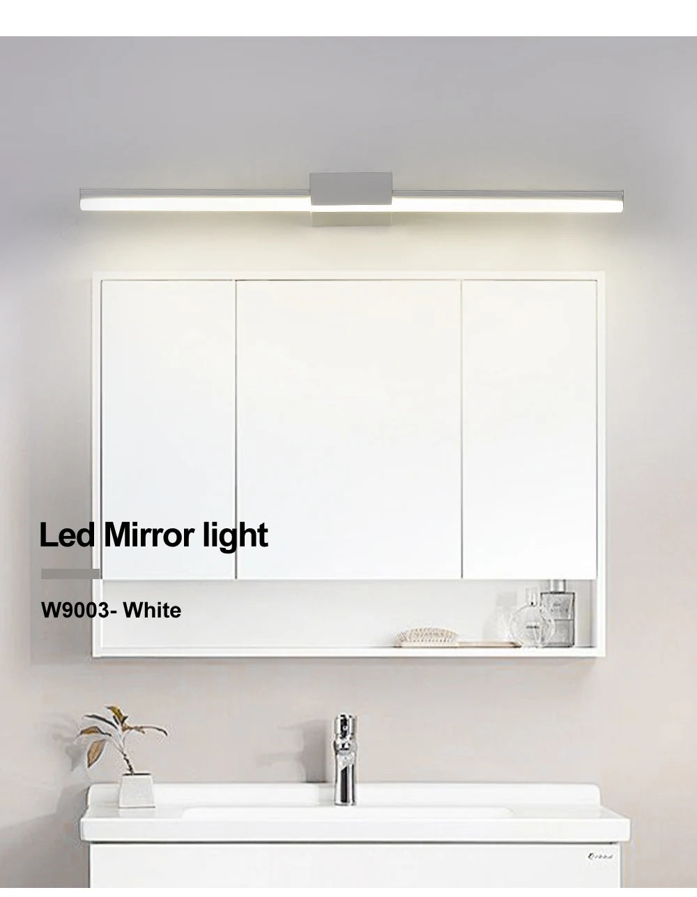 Aluminum LED Vanity Mirror Light