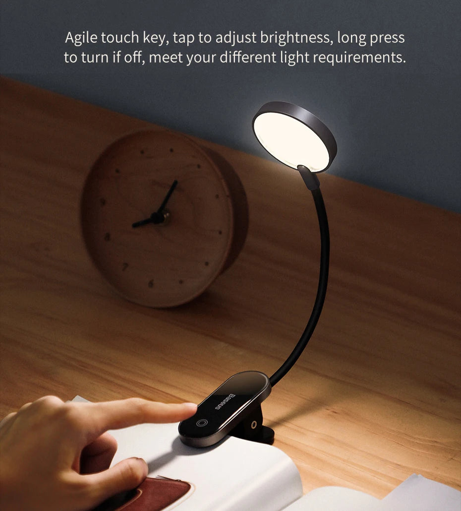 Baseus Cordless Reading Clip Lamp