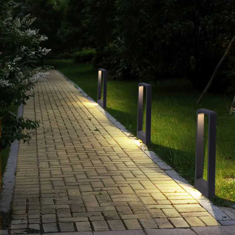 7W Aluminum LED Garden Bollard Lawn Light