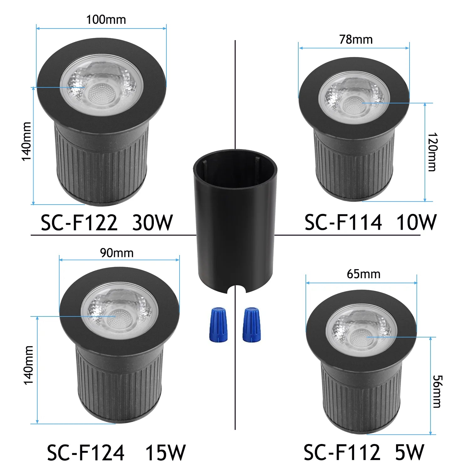 QACA LED Inground Lamps