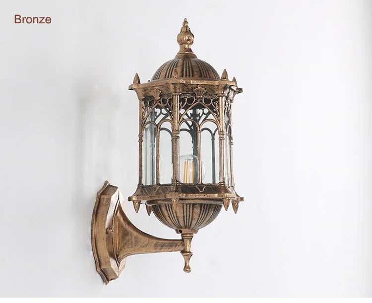 Antirust Retro Outdoor Wall Lantern