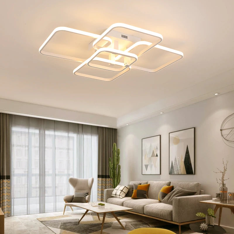 Black and White Modern Ceiling Chandelier