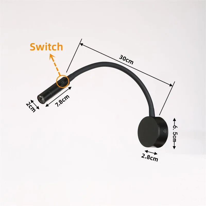 Flexible LED Reading Wall Lamp
