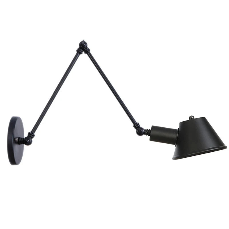 Rustic Swing Arm Wall Lamp