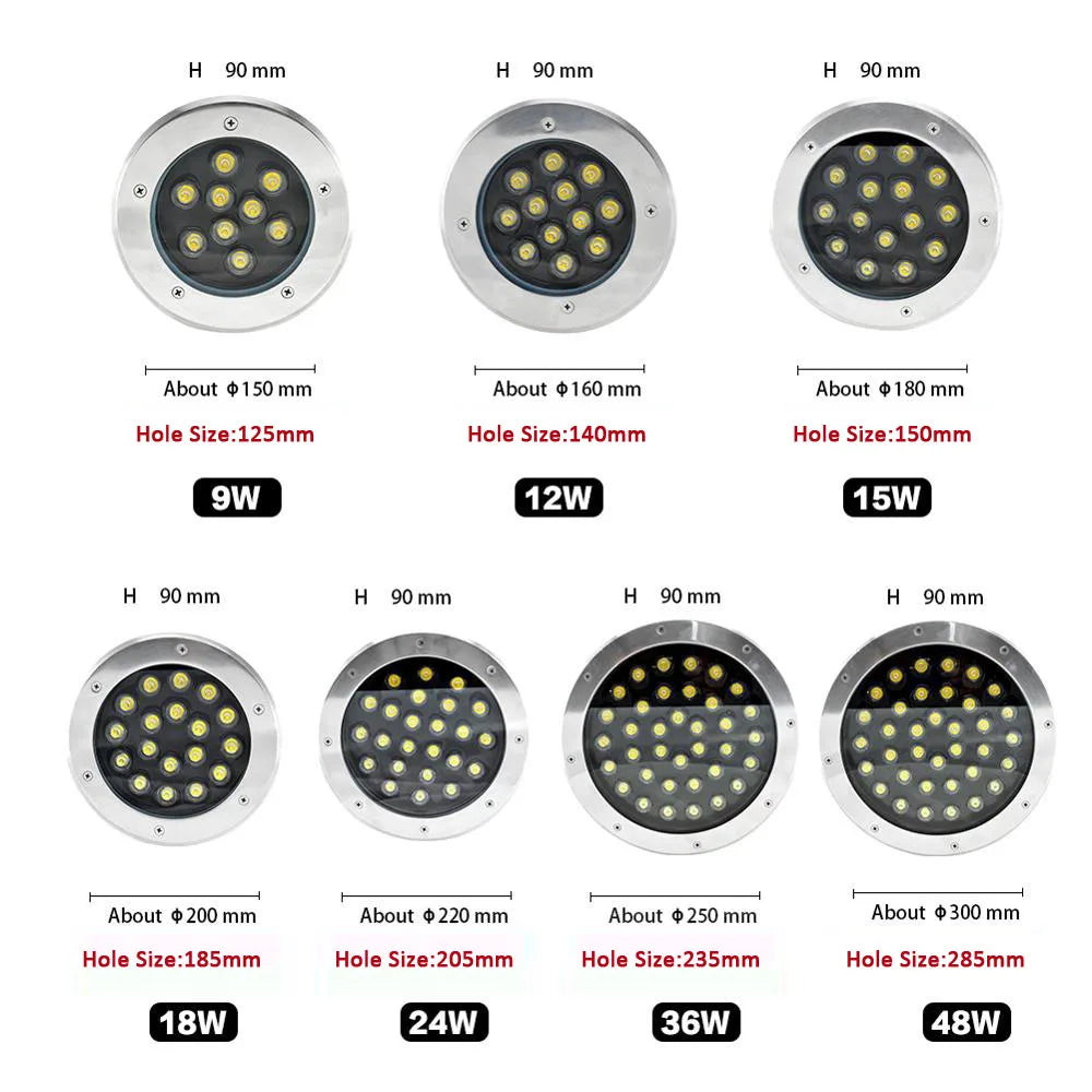 IP68 Recessed LED Underground Light
