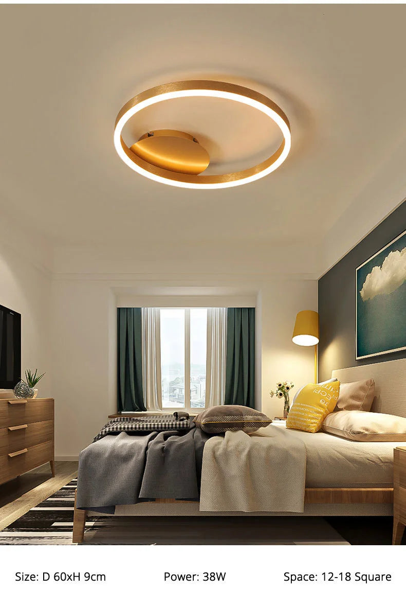 Nordic Round Circle Chandelier