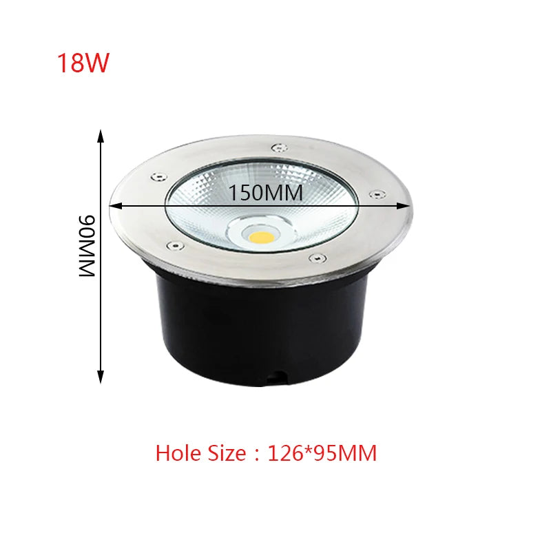 Waterproof Led Light Garden Underground 3W 5W 10W 15W IP67 Outdoor