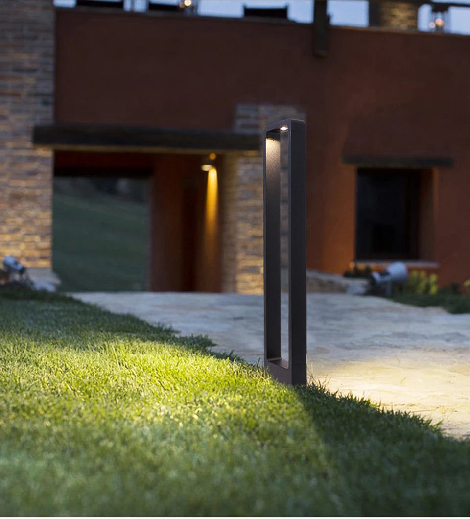 7W Aluminum LED Garden Bollard Lawn Light