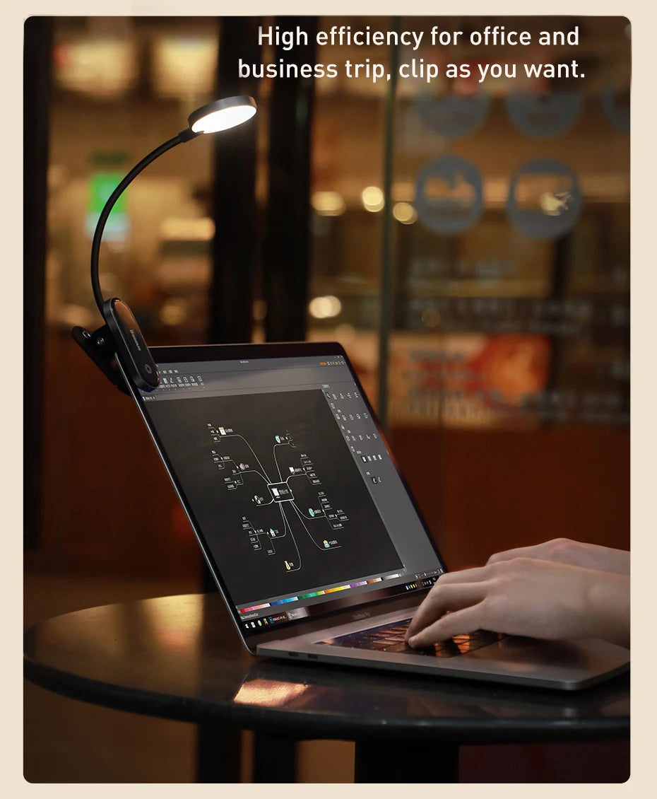 Baseus Cordless Reading Clip Lamp