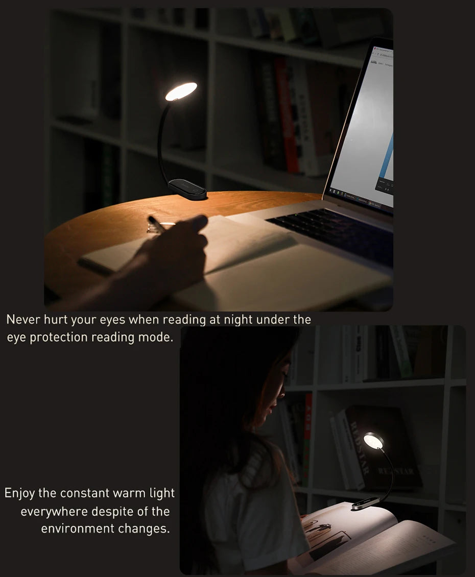 Baseus Cordless Reading Clip Lamp