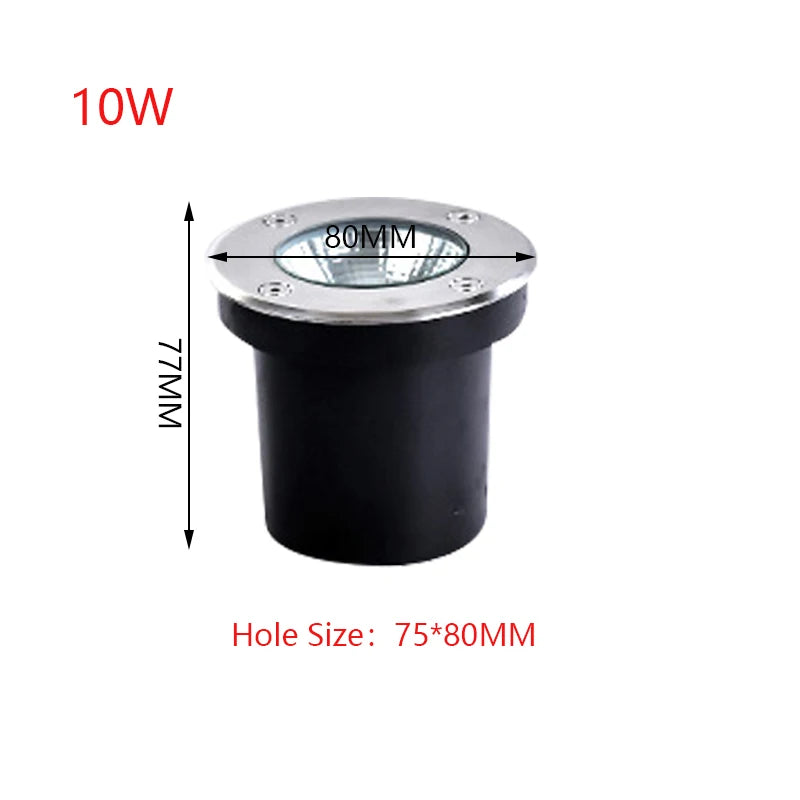 Waterproof Led Light Garden Underground 3W 5W 10W 15W IP67 Outdoor