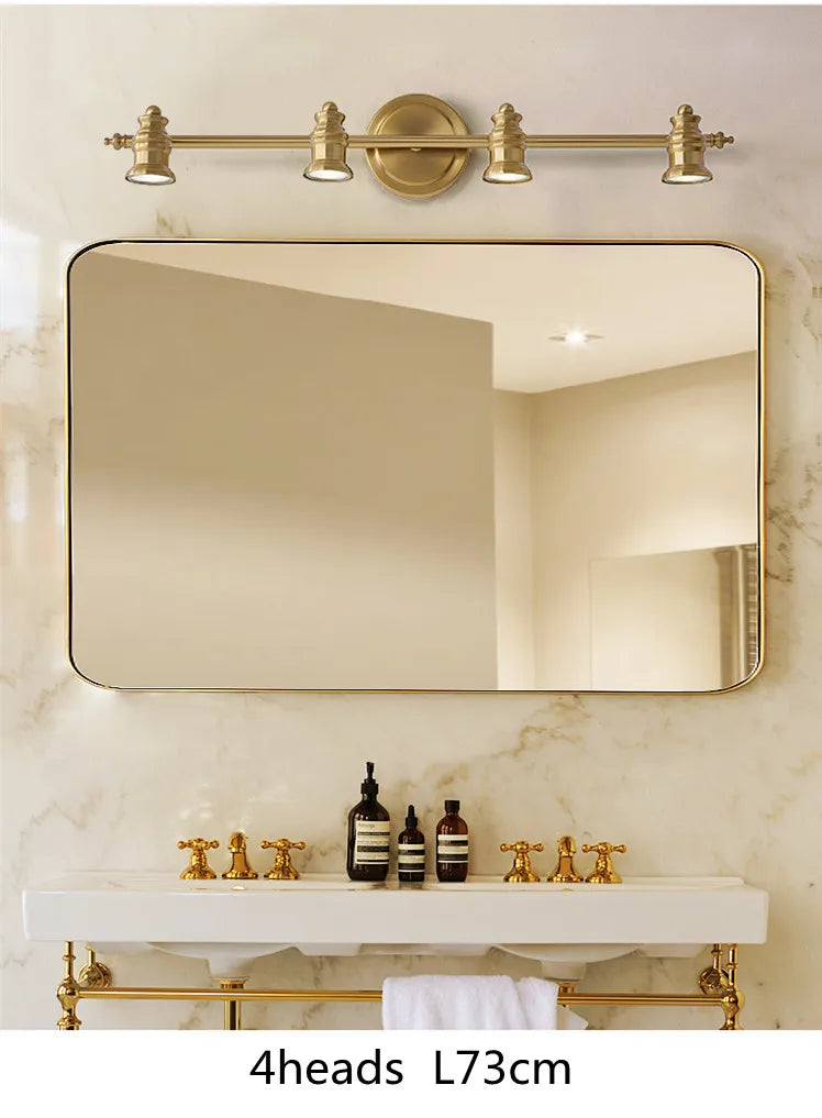 Vintage Bronze Vanity Mirror Light
