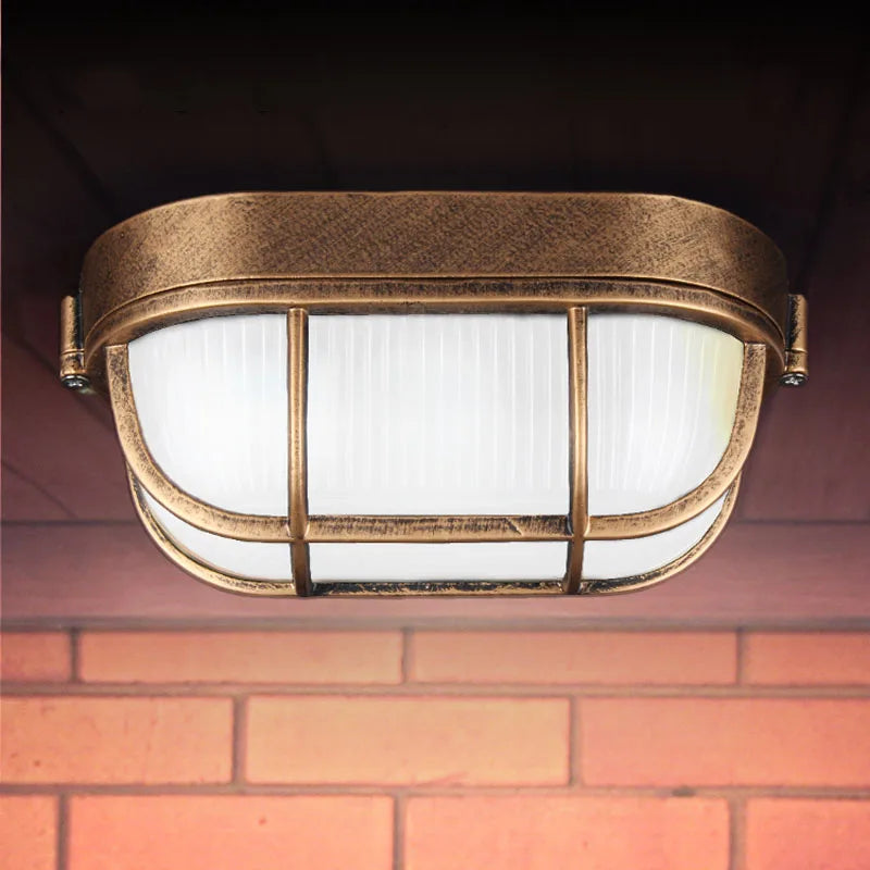 Retro Waterproof Outdoor Wall Lantern