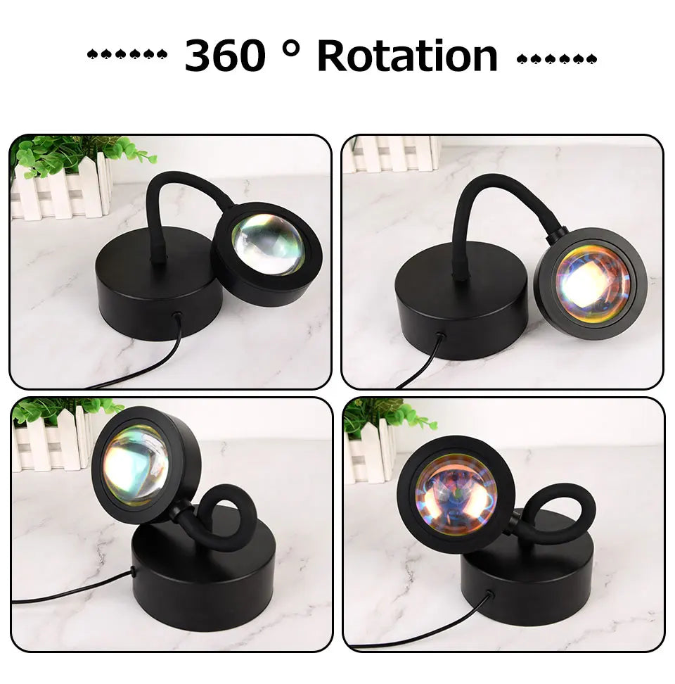 LED Sunset USB Party Projector