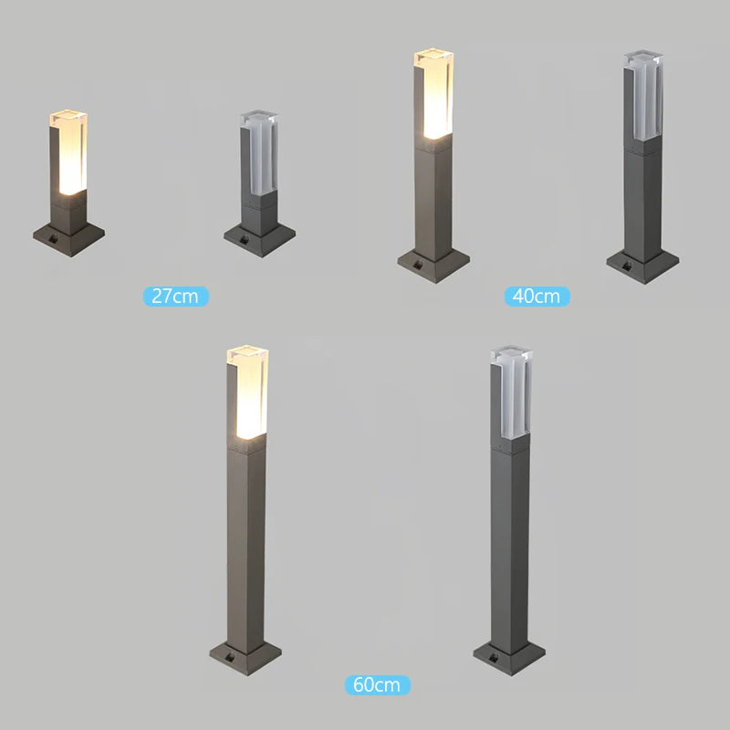 Aluminium Garden Bollard Path Light
