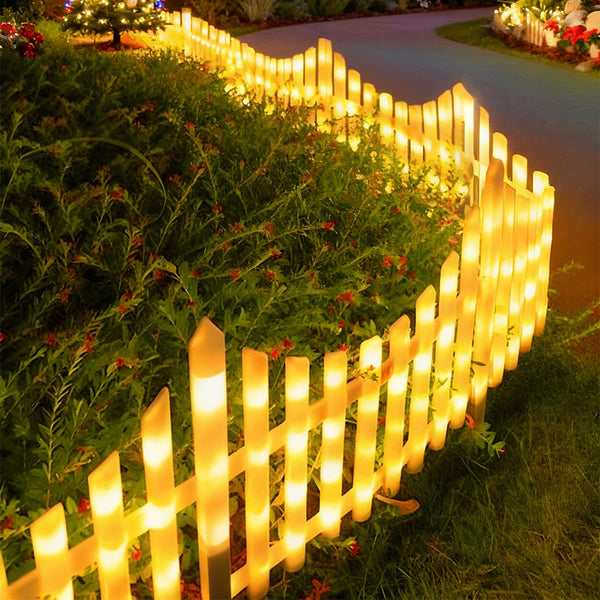 Wave Shaped Fence Lights