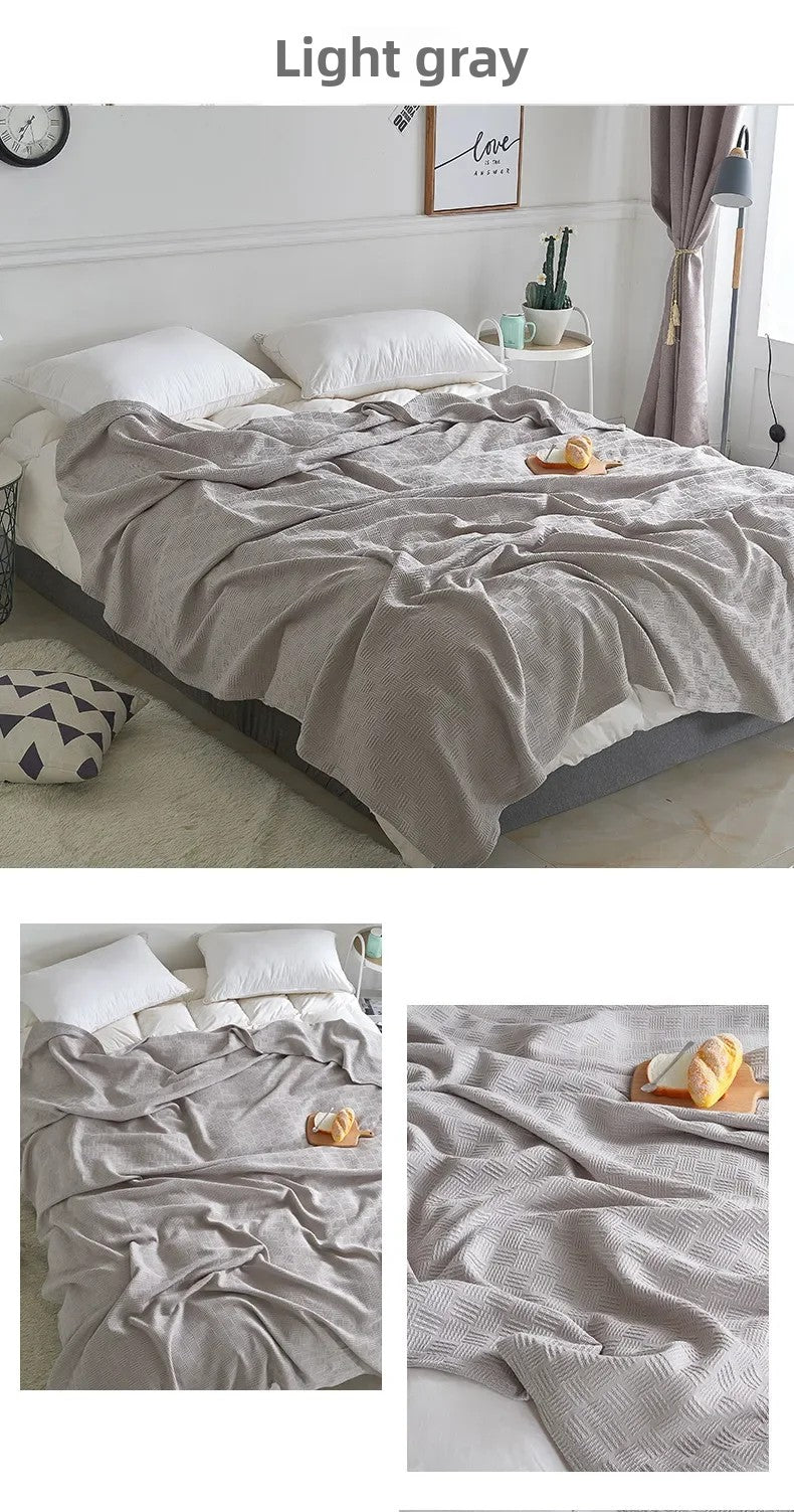 Cotton Gauze Knit Blanket