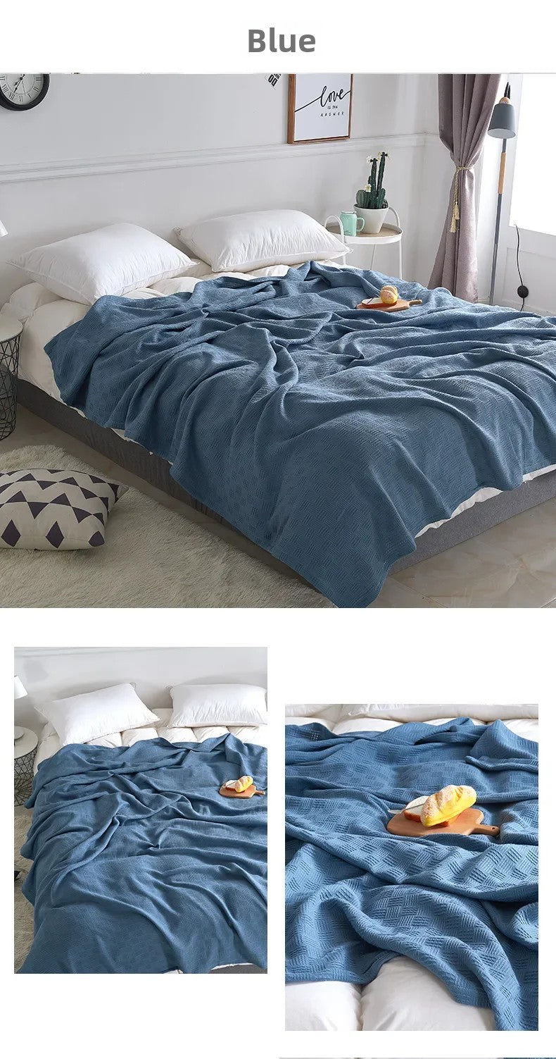 Cotton Gauze Knit Blanket