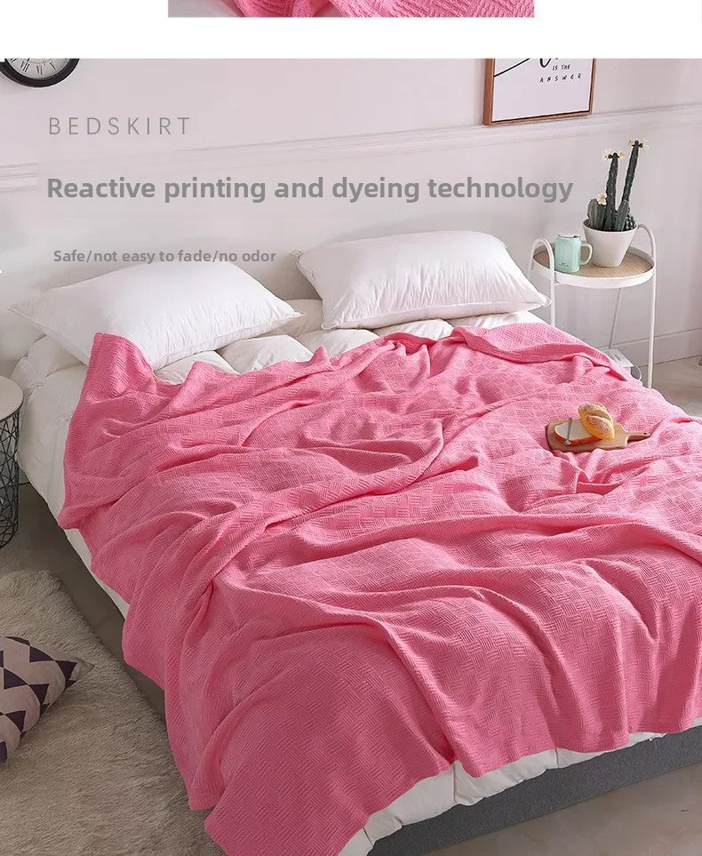 Cotton Gauze Knit Blanket