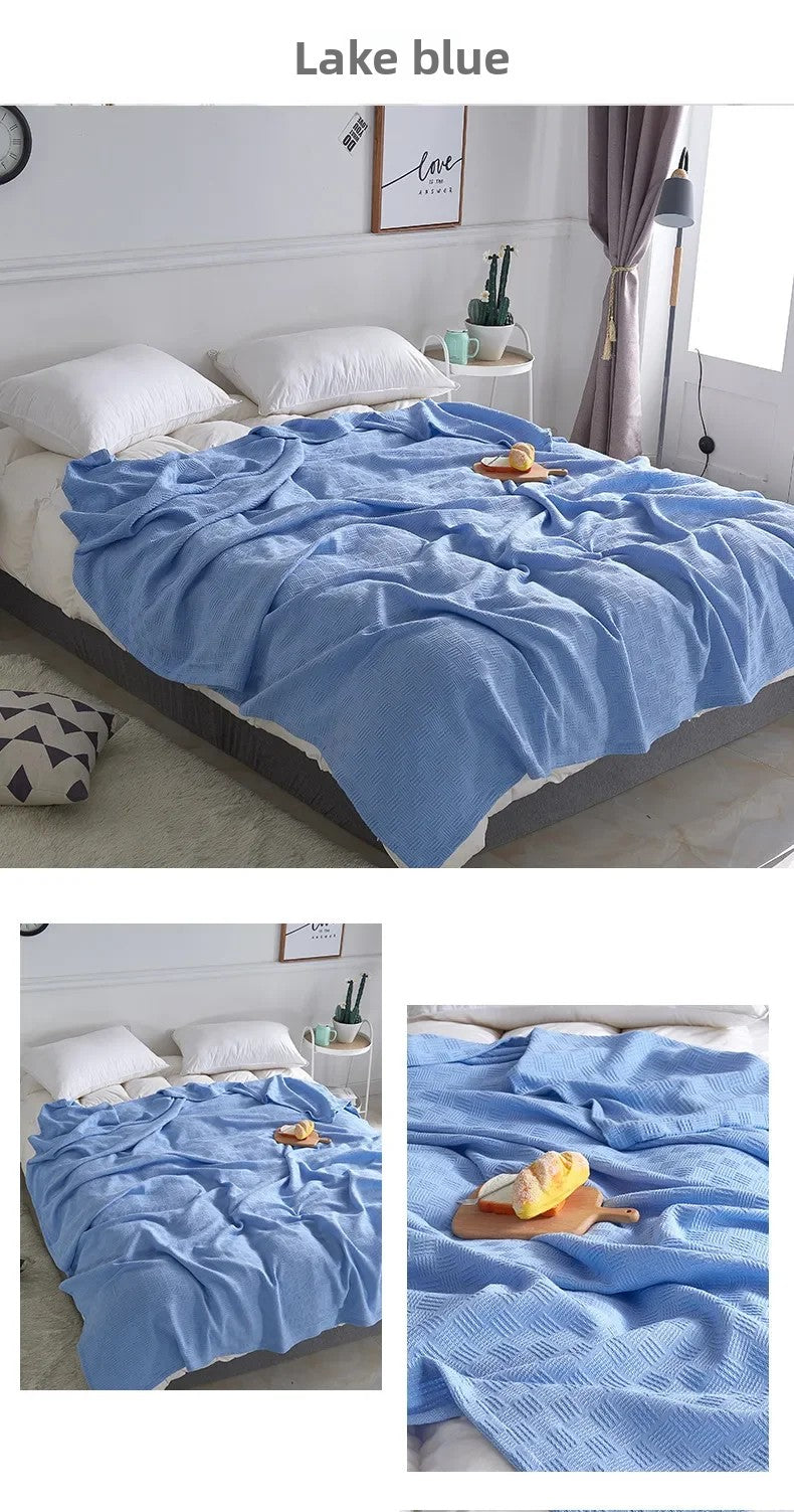 Cotton Gauze Knit Blanket