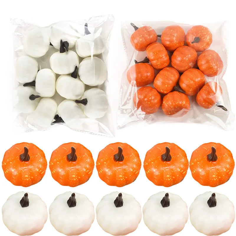 Mini Artificial Pumpkins, 2.25 inch