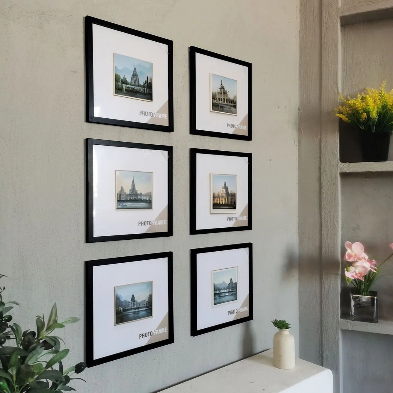 Square Photo Frame Set of 5