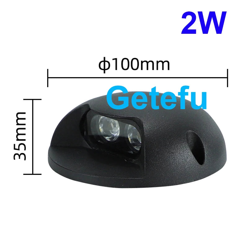 100mm  2W  black