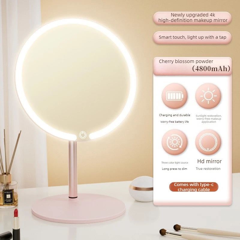 Round LED Makeup Vanity Mirror