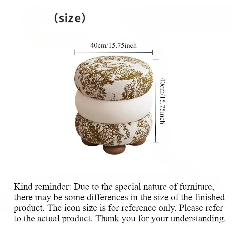 Light Luxury Round Dressing Stool