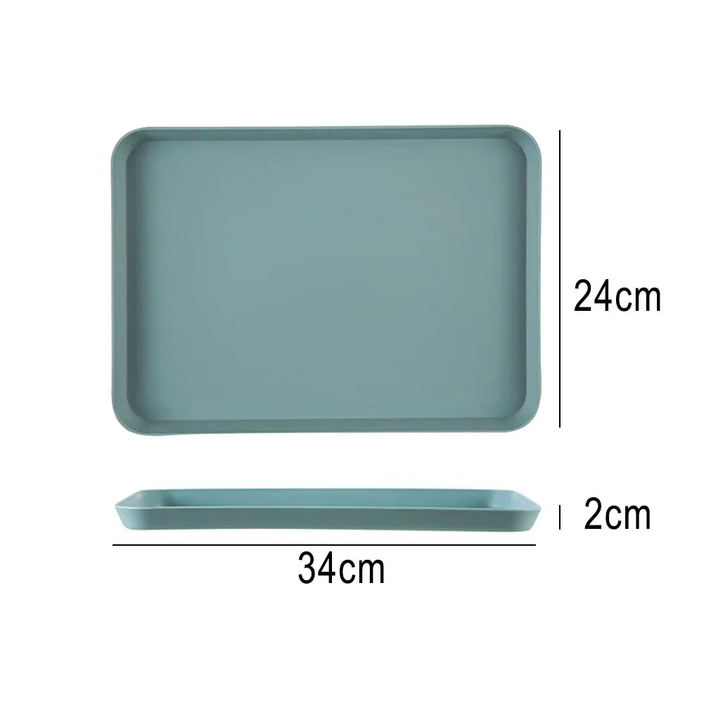 Rectangular Serving Tray Square Tray Anti Slip Scratch Resistant