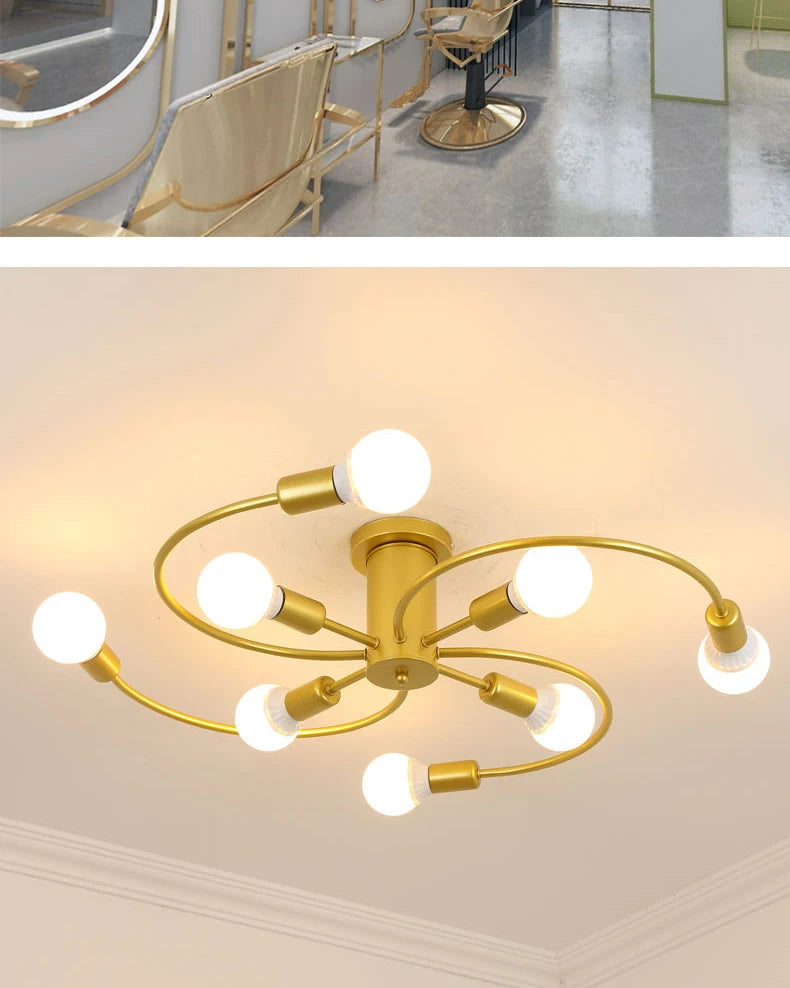 Modern Iron Ceiling Chandelier