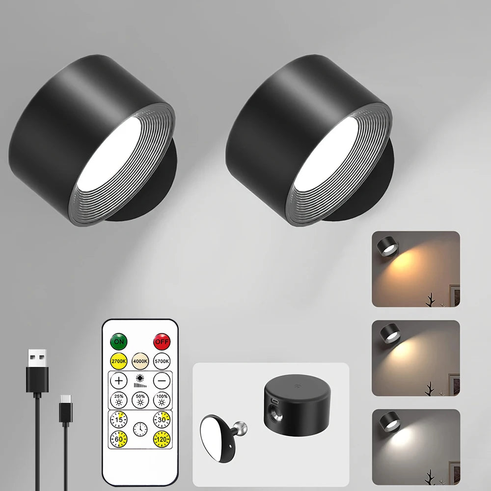Magnetic Rechargeable Spot Wall Light