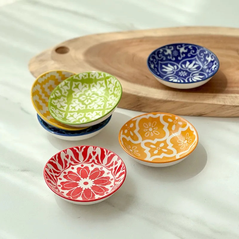 Boho Ceramic Trinket Dish Set