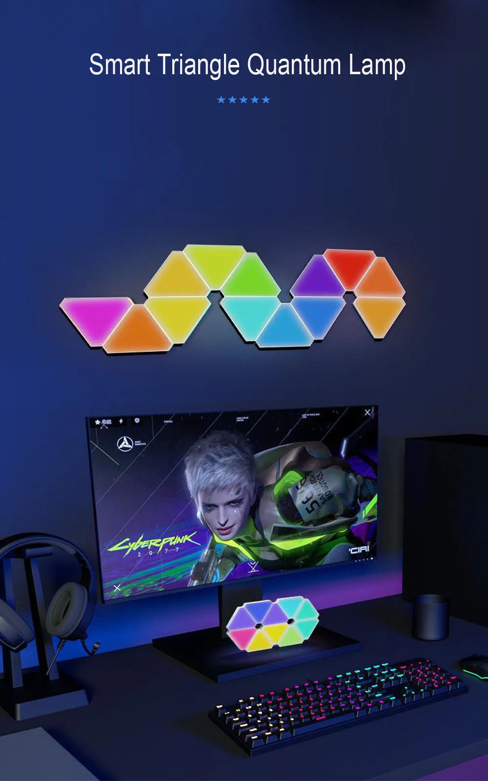 Triangle Quantum Wall Panels