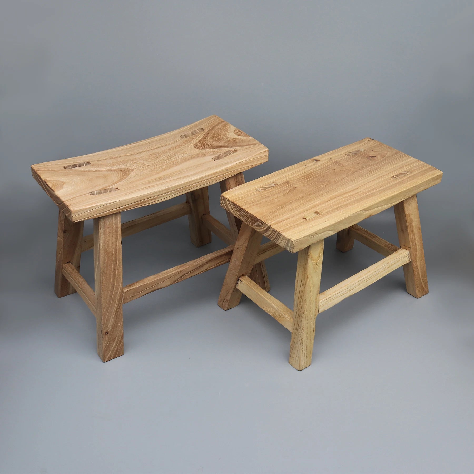 Mortise and Tenon Solid Wood Stool